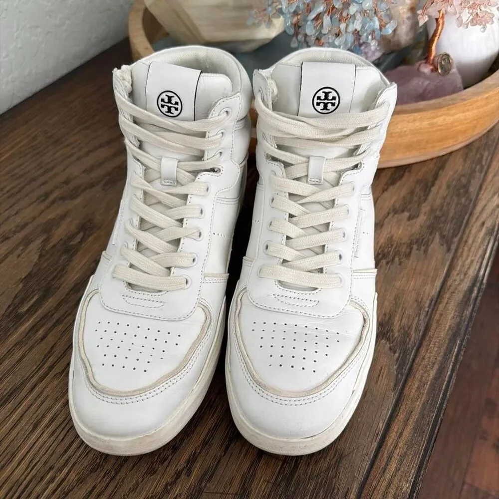 Tory Burch Women's White Hightops